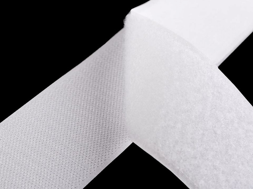 Textillux.sk - produkt Suchý zips šírka 100mm biely komplet