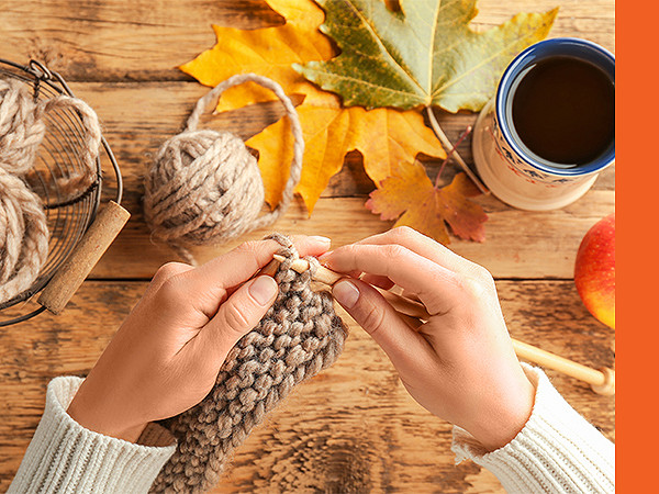 Tricot chaud et crochet