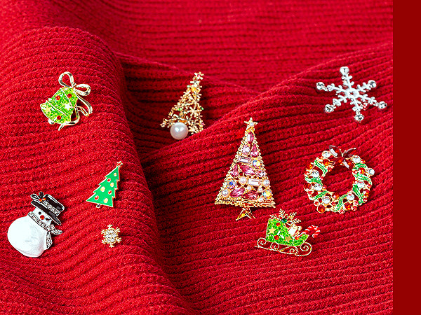 Spille e accessori natalizi 