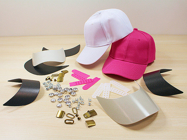 Items for baseball cap making 