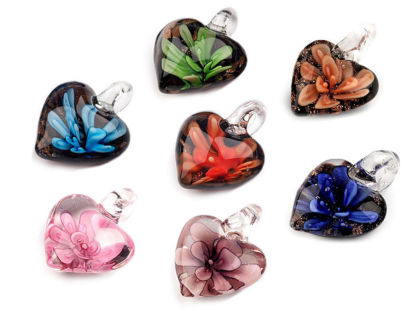 Metal and Glass Pendants