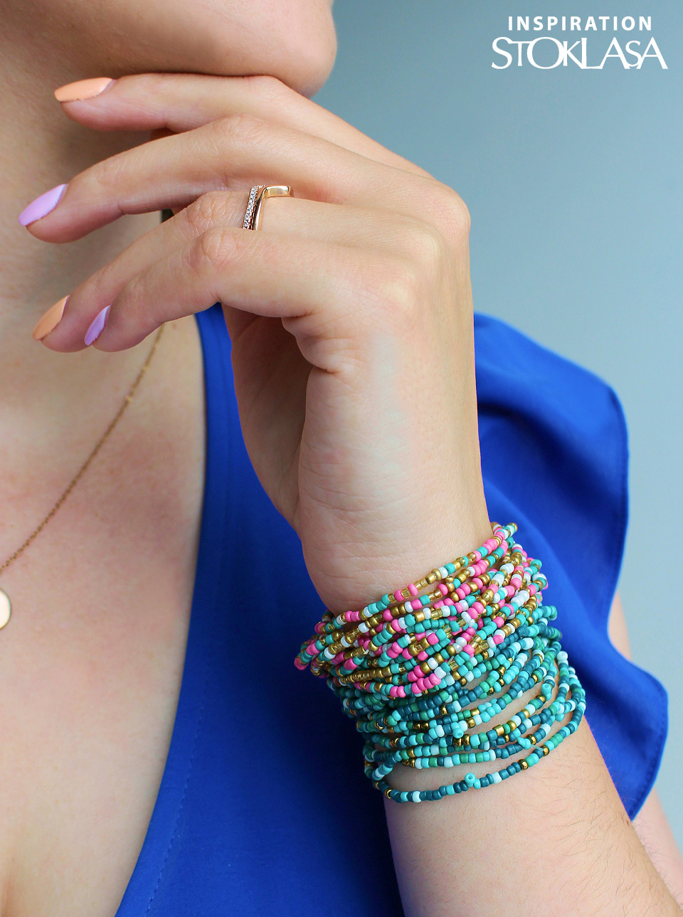 Lot De 2 Bracelets Boho En Perles De Coquillage - Élastiques, Perles De Riz, Style Plage