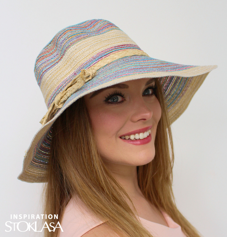Ladies Summer Hat / Straw Hat STOKLASA Haberdashery and Fabrics