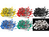 Spilli per tappezzeria, con teste in plastica, lunghezza: 60 mm 