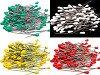 Spilli per tappezzeria, con teste in plastica, lunghezza: 60 mm 