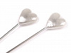 Decorative Heart Pearl Head Pins length 55 mm