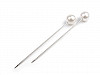 Decorative Pearl Head Sewing Pins length 55 mm 