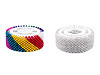 Plastic Head Pins / Dressmaker Pins on Rosette, length 37 mm