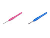 Silicone Handle Crochet Hook Size 2; 2,5; 3; 3,5; 4; 52.5; 3; 3.5