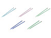 Straight Knitting Needles No. 3; 3.5; 4; 4.5; 5; 5.5; 6; 8; 9; 10