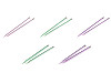 Straight Knitting Needles No. 3; 3.5; 4; 4.5; 5; 5.5; 6; 8; 9; 10