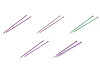 Gerade Stricknadeln Nr. 3; 3,5; 4; 4,5; 5; 5,5; 6; 8; 9; 10