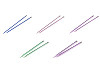 Gerade Stricknadeln Nr. 3; 3,5; 4; 4,5; 5; 5,5; 6; 8; 9; 10