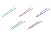 Gerade Stricknadeln Nr. 3; 3,5; 4; 4,5; 5; 5,5; 6; 8; 9; 10