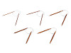 Rundstricknadeln aus Bambus Nr. 3; 3,5; 4; 4,5; 5; 5,5; 6; 6,5; 7; 8