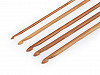 Bambusový háčik na háčkovanie veľ. 3; 4; 4,5; 5; 5,5