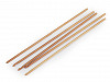 Ganchillo de bambú tamaño 3; 4; 4,5; 5; 5,5