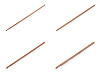 Uncinetto in bambù, dimensioni: 3; 4; 4.5; 5; 5.5