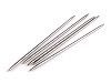 Stainless steel sock knitting needles No. 2; 2.5; 3; 3.5; 4; 4.5; 5