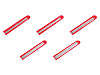 Ferri da maglia, per calze, in alluminio, n. 2; 2,5; 3; 3,5; 4; 4,5; 5