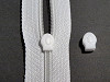Fermeture Éclair continue en nylon (bobine), pour glissières de type POL, 3 mm