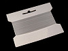 Bande élastique transparente en silicone, largeur 6 mm