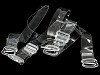 Clear Bra Shoulder Straps width 15mm with plastic fastening