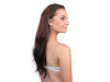 Clear Bra Shoulder Straps width 10 mm with plastic fastening