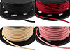 Flat Imitation Leather Cord / String, width 3 mm