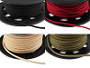 Cordon plat en similicuir, largeur 3 mm