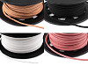 Cordon plat en similicuir, largeur 3 mm