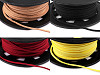 Cordon plat en similicuir, largeur 3 mm