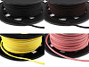 Cordón plano de polipiel, ancho 3 mm