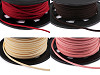 Flat Imitation Leather Cord / String, width 3 mm