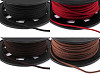 Cordon plat en similicuir, largeur 3 mm