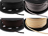 Flat Imitation Leather Cord width 3 mm