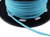 Flat Imitation Leather Cord / String, width 3 mm