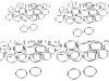 Inele metalice, Ø6; Ø8; Ø10; Ø12; Ø14 mm
