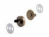 Magnetic Snaps / Handbag Fasteners Ø18 mm antique brass