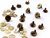 Magnetic Snaps / Handbag Fasteners Ø14 mm antique brass