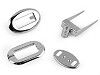Fermaglio ovale, per borsetta, dimensioni: 20 x 32 mm
