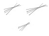 Refuerzo en espiral para corsé, ancho 5 mm, varios largos