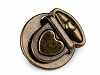 Handbag Lock 30x32 mm Heart