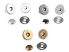 Boutons pression magnétiques ronds, Ø 18 mm