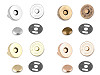 Boutons pression magnétiques ronds, Ø 18 mm