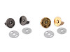 Boutons pression magnétiques ronds, Ø 10 mm