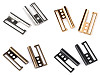 Metal Coat Belt Buckle, pulling hole 50 mm