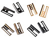 Metal Coat Belt Buckle, pulling hole 50 mm