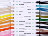 Polyester Cord PES Ø2 mm, 4 mm Colour Card