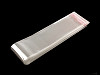 Clear Plastic Self-Adhesive Seal Bags w/ Hang Hole 7x45 cm